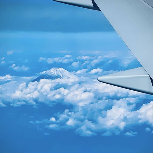富士山・上空