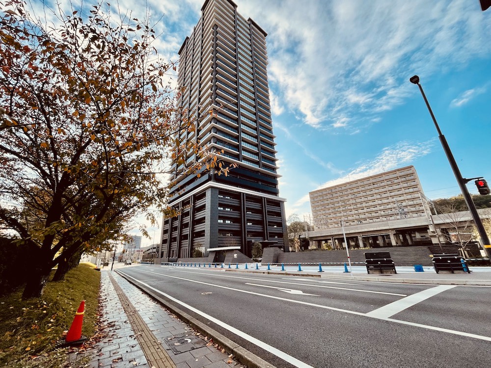 20階に達したMJR熊本ザ・タワー