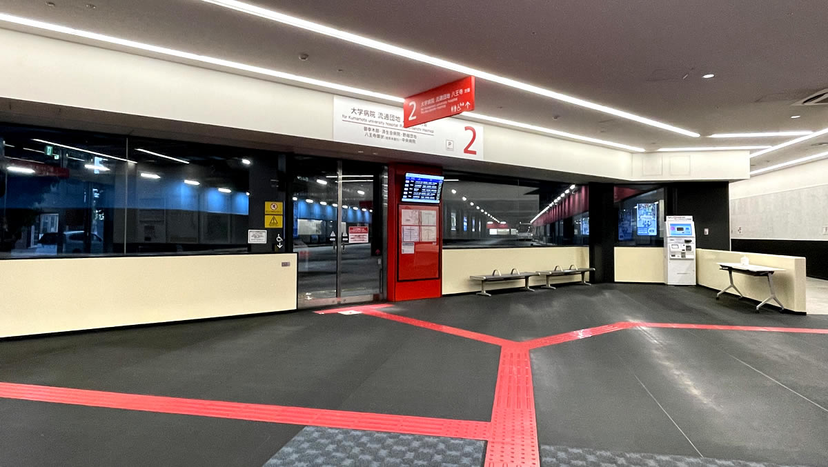 日本最大級の熊本桜町バスターミナル
