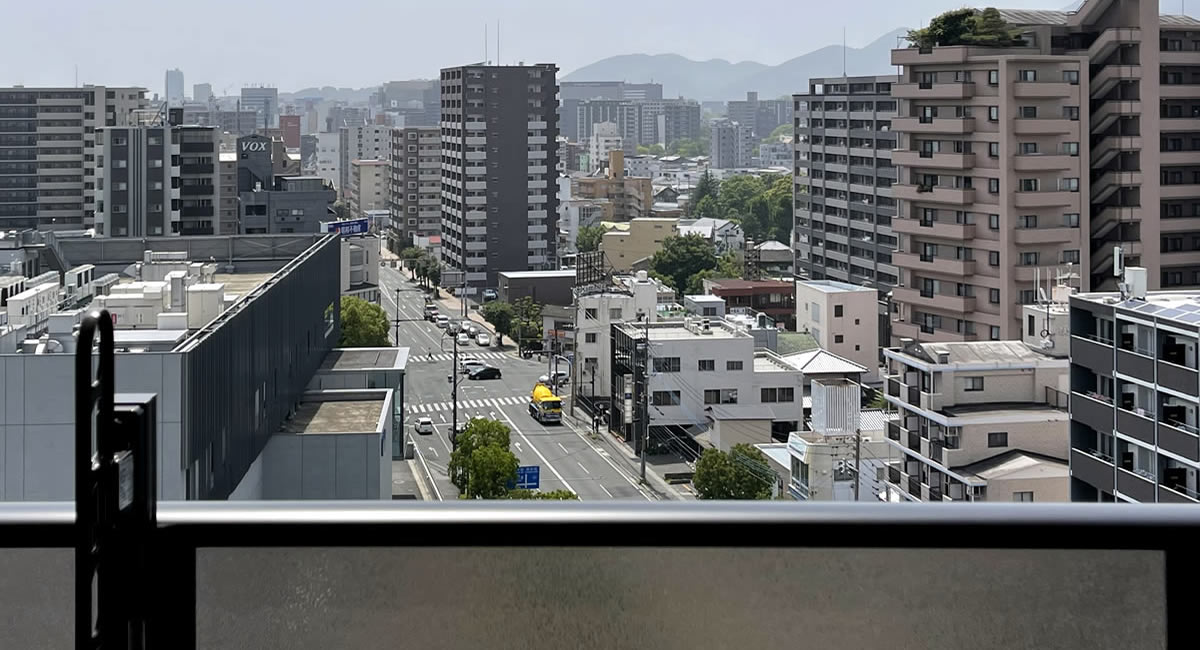 MJRザ・ガーデン大江11階からの眺望