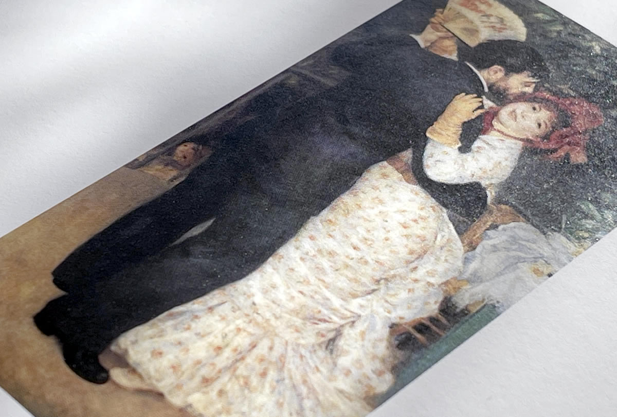 フランス・パリのオルセー美術館所蔵、印象派人気の画家・ピエール＝オーギュスト・ルノワール作「Danse à la campagne」田舎のダンス
