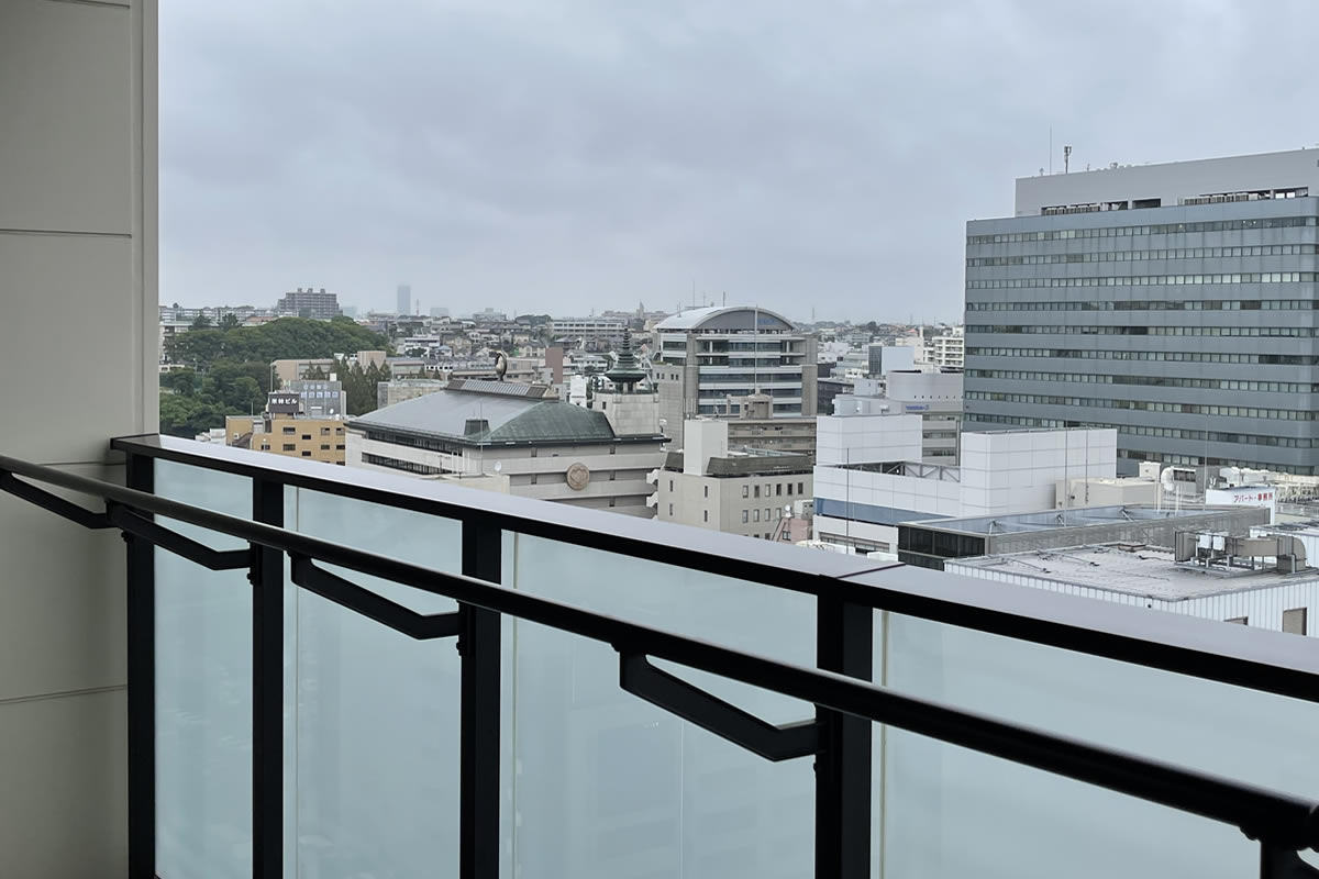 ブランズ横浜バルコニーからの眺め