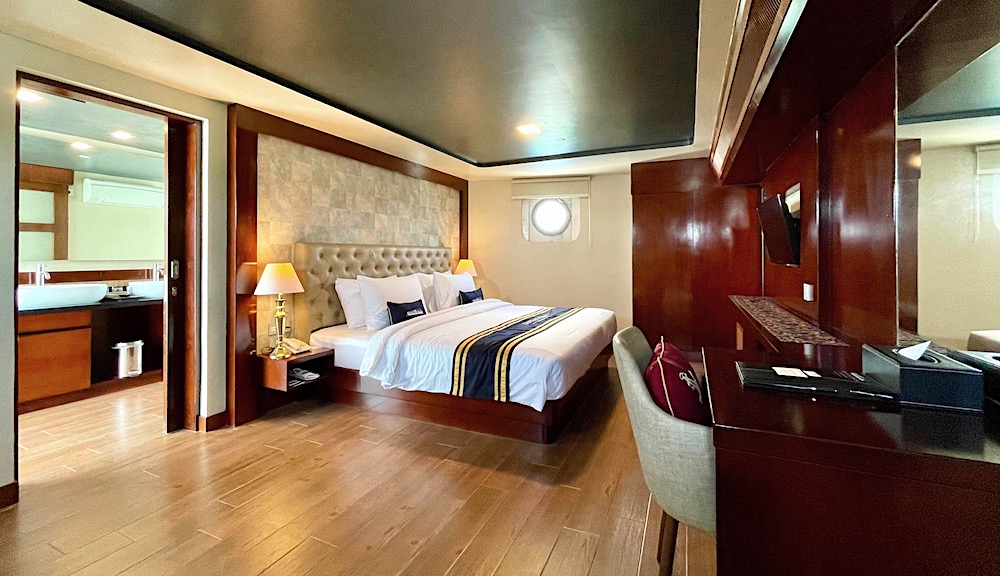 ビンタン島のドゥロス・フォス・ザ・シップホテルのマスターマリナースイートの客室