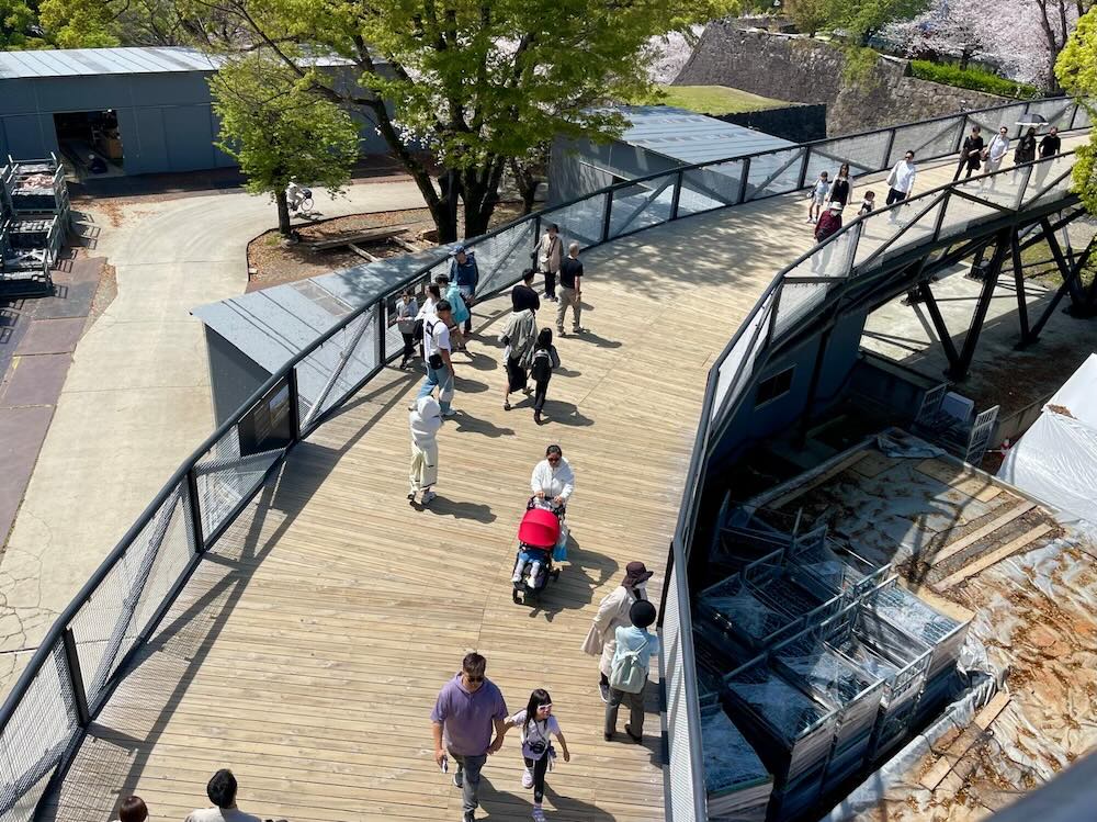 熊本城 見学ルート全体