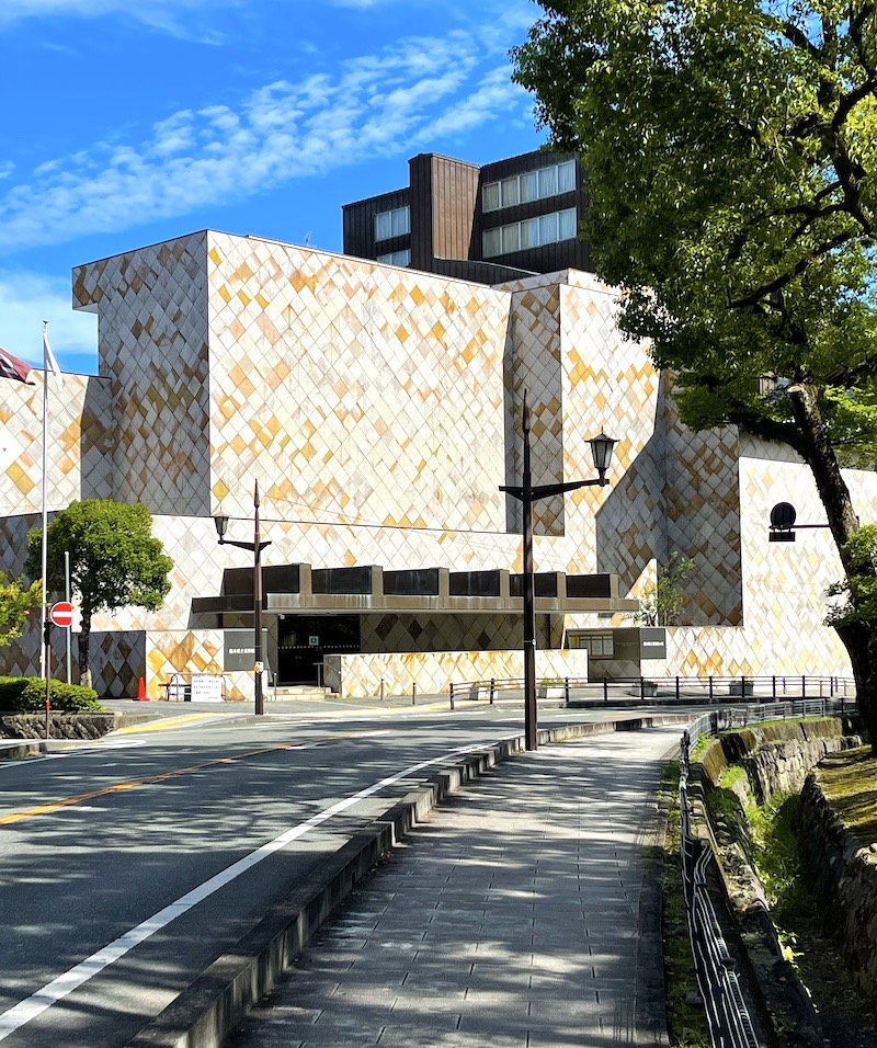 熊本城が見えるカフェ熊本県立美術館分館