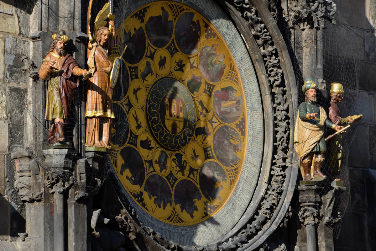 プラハ旧市街の天文時計