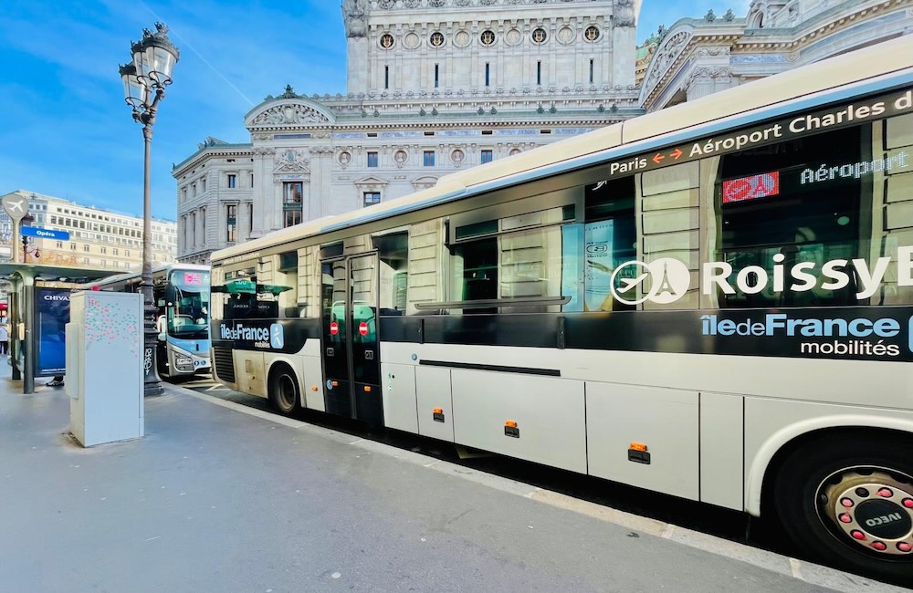 RoissyBus（ロワシーバス）オペラ座バス停