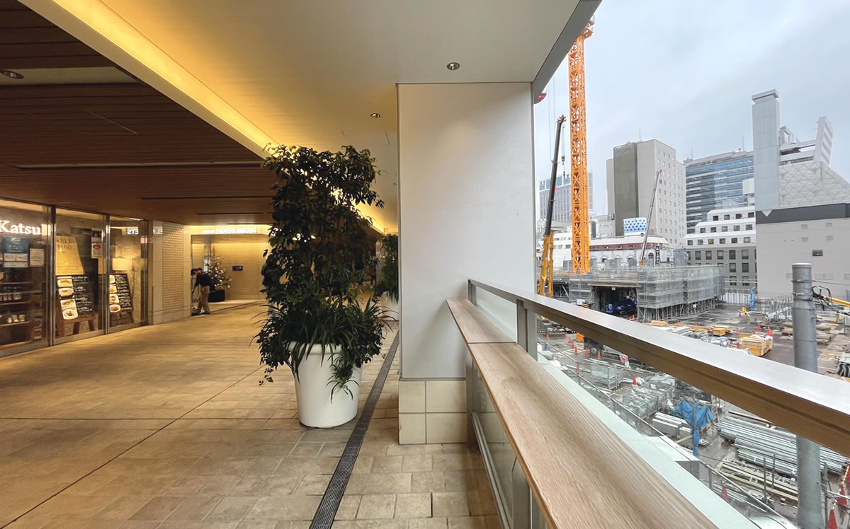 ザ・ヨコハマフロントタワー建築現地 Construction of The Yokohama Front Tower of Yokohama Station, November 2021