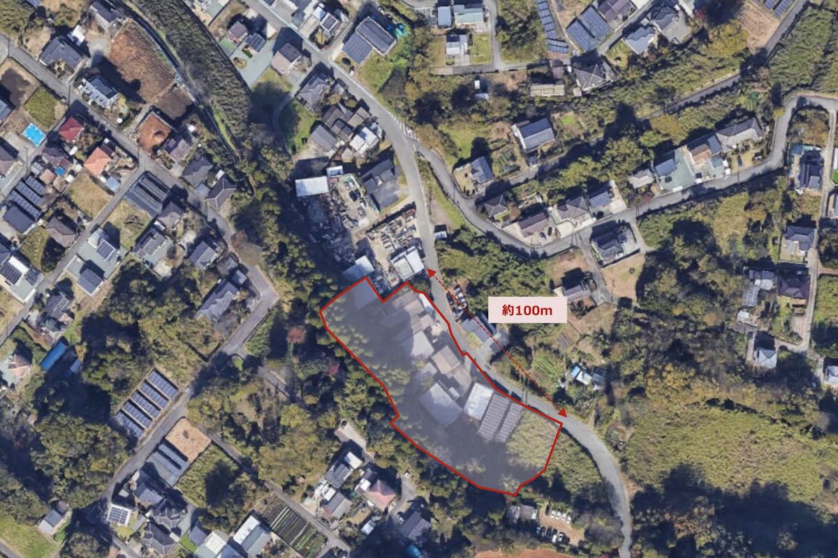 非公開資料：大津町事業用地 俯瞰（JASM近接） Image出典：Google Earth / © 2026 Google