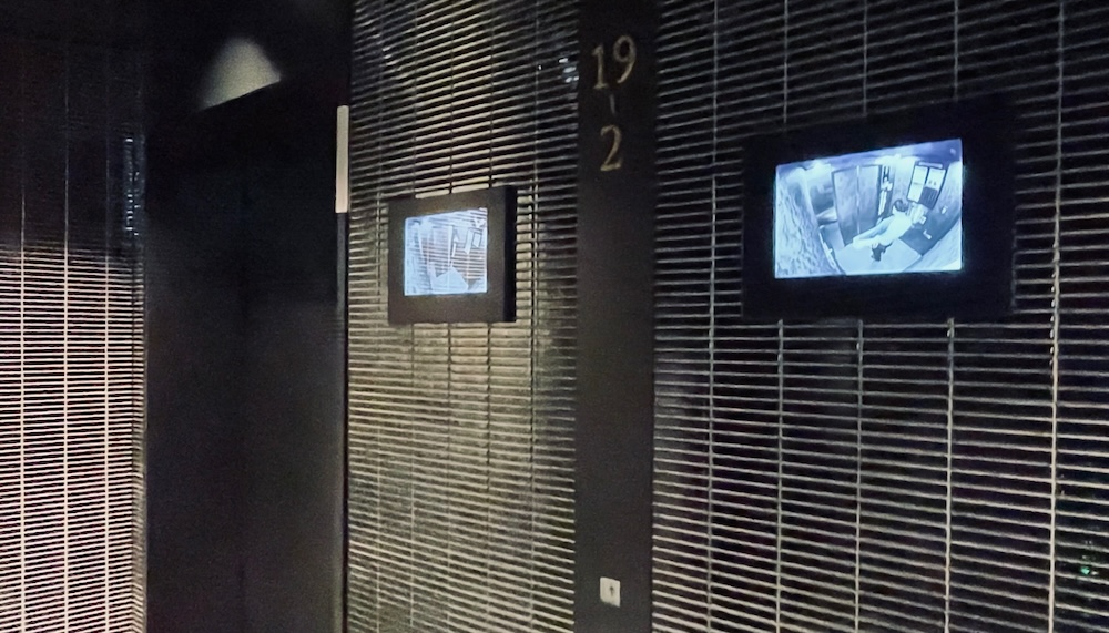 MJR熊本ザ・タワーのエレベーターホール