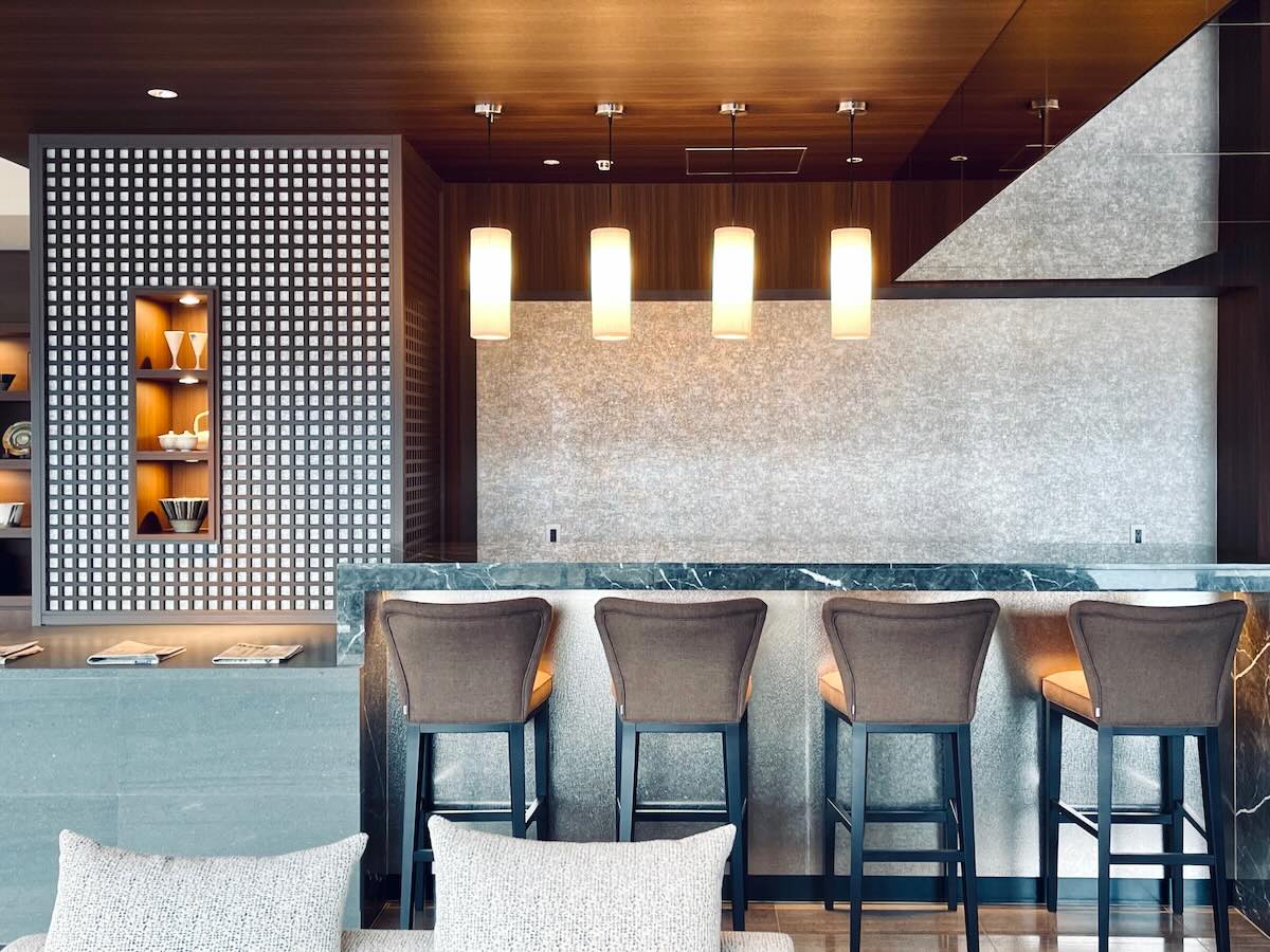 MJR熊本ザ・タワーのスカイラウンジのカフェスペース