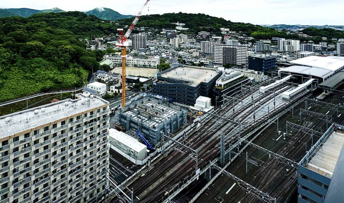 MJR熊本ザ・タワー21階・鉄道ファン必見の風景望