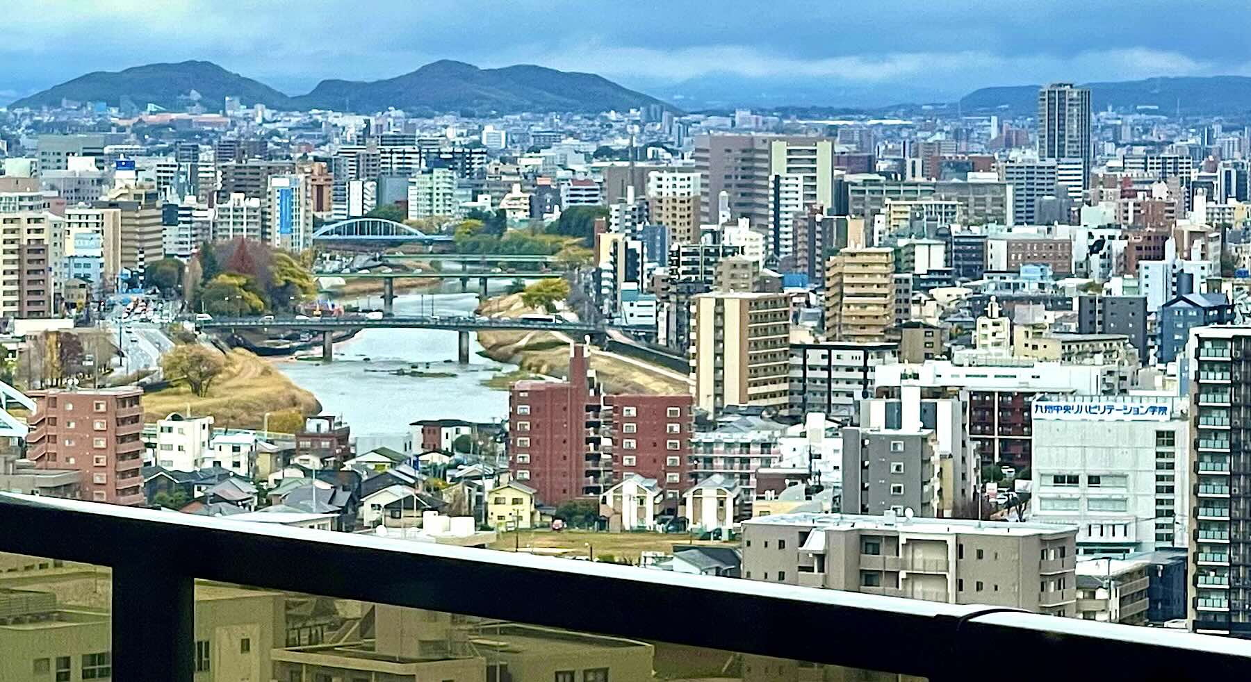 MJR熊本ザ・タワー21階 中古物件 2LDKバルコニーからの眺め